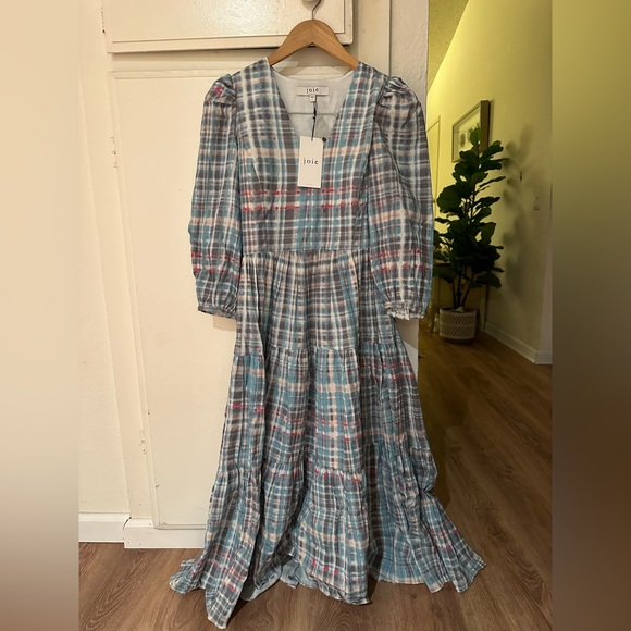 JOIE TOBEY MAXI COTTON DRESS - Picture 6 of 8